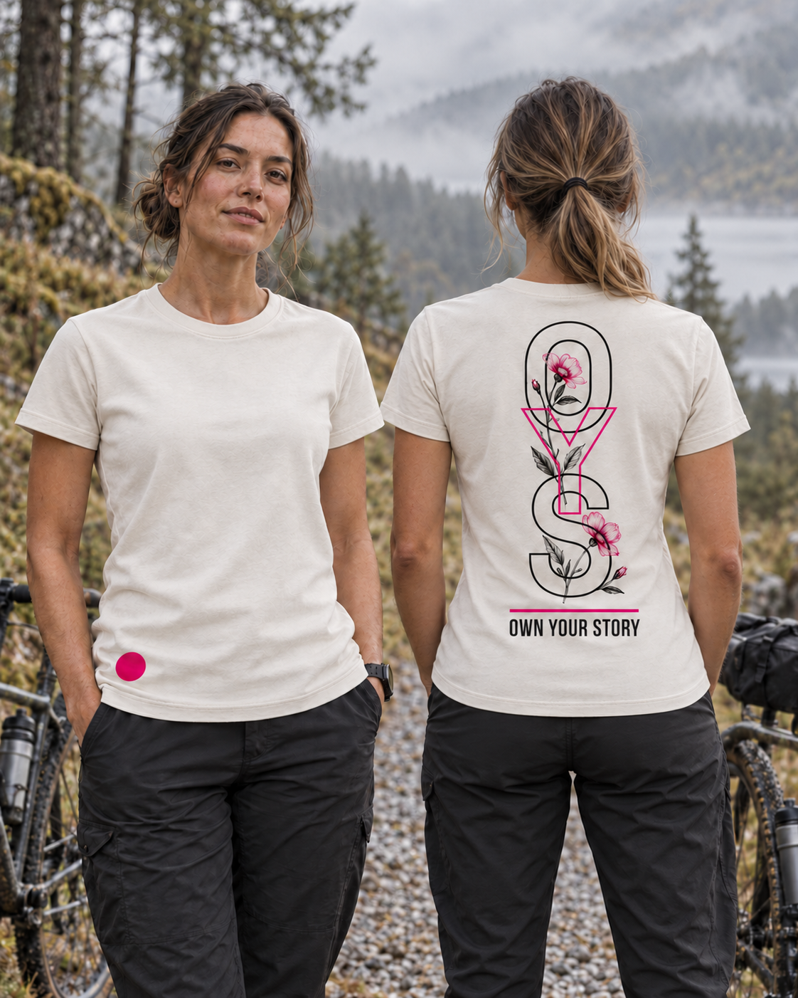 Woman wearung Project 6S7N Tee