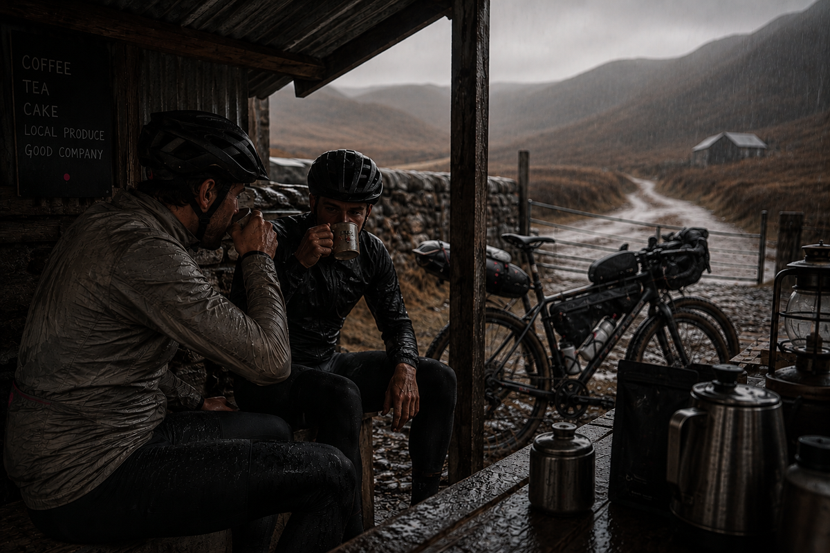 NEVER RUSH A GOOD COFFEE. OR A GOOD JOURNEY.